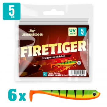 Lieblingsköder Set Gummifische - Alle 5 cm Grundfarben