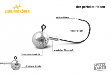 Lieblingsköder Spitze Haken 3/0