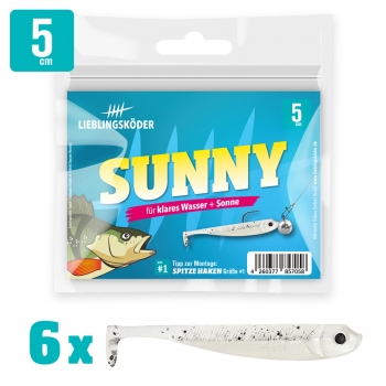 Lieblingsköder Set Gummifische - Alle 5 cm Grundfarben