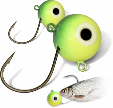 Quantum Mr. Pike Fire-Ball Jighead Firetiger