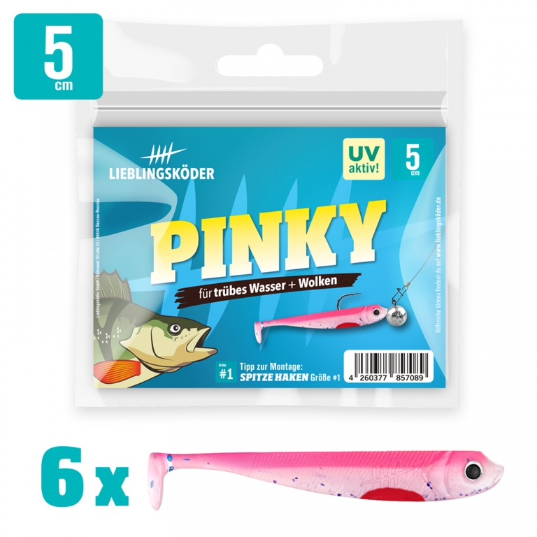 Lieblingsköder Set Gummifische - Alle 5 cm Grundfarben