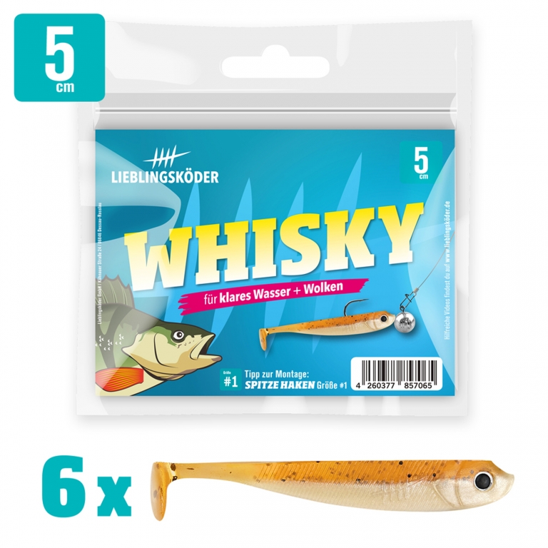 Lieblingsköder Set Gummifische - Alle 5 cm Grundfarben