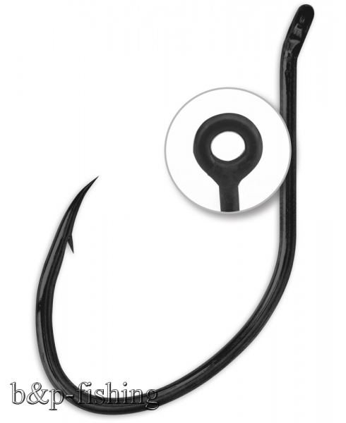 Black Cat Mega Hook, Farbe black nickel